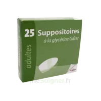 Suppositoire A La Glycerine Gifrer Suppos Adulte Sach/25 à LIEUSAINT