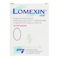 Lomexin 600 Mg Caps Molle Vaginale Plq/1 à LIEUSAINT
