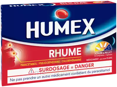 Humex Rhume Comprimés Et Gélules Plq/16 à LIEUSAINT