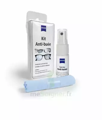 Zeiss Kit Spray Antibuée Fl/15ml + Tissu Microfibres à LIEUSAINT