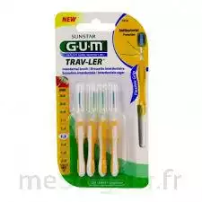 Gum Trav - Ler, 1,3 Mm, Manche Jaune , Blister 4 à LIEUSAINT