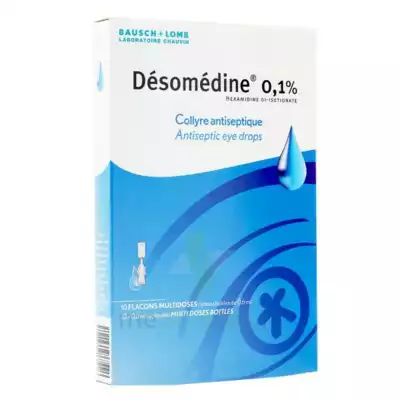 Desomedine 0,1 % Collyre Sol 10fl/0,6ml à LIEUSAINT