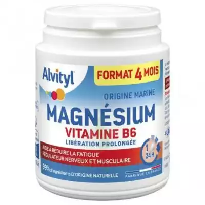 Alvityl Magnésium Vitamine B6 Libération Prolongée Comprimés Lp Pot/120 à LIEUSAINT