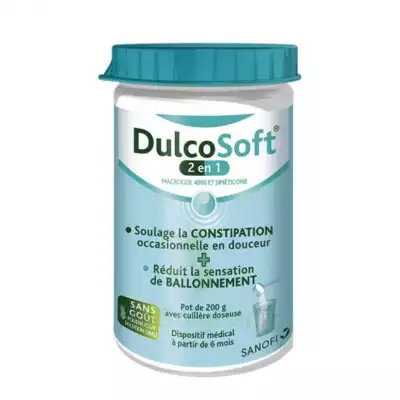 Dulcosoft 2 En 1 Constipation Et Ballonnement Poudre à Diluer Fl/200g à LIEUSAINT